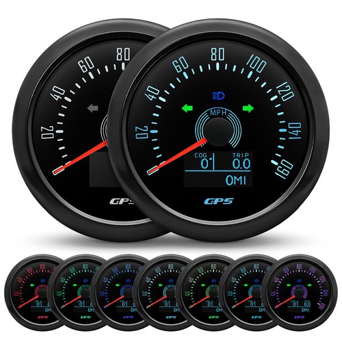 Tachimetro gps nero 85mm - tachimetro,