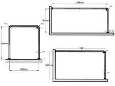 Angolari di Alluminio Bianco