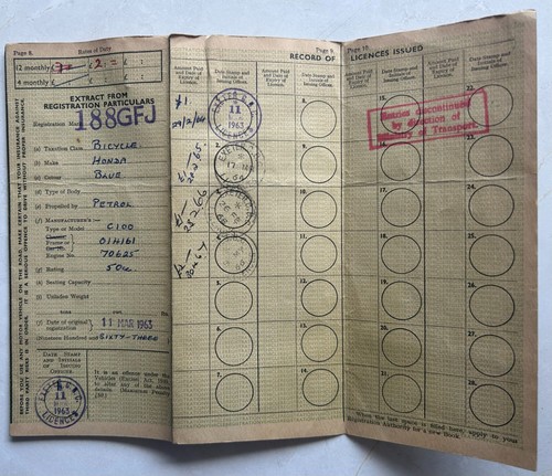 Original log book for - r.f.60,
