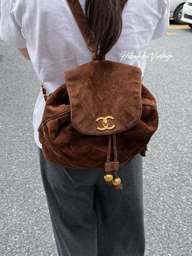 Zaino chanel scamosciato - zaino,