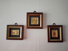 Quadretti in foglia d'oro -