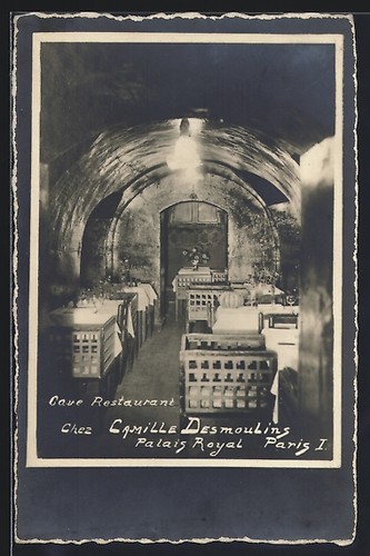 Cpa paris cave - cave, restaurant