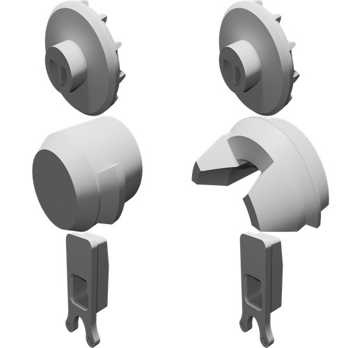 Set pulsanti manopola ricambio - pulsanti,