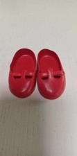 Scarpine rosse vintage adatte alle bambole Alta Moda Furga S