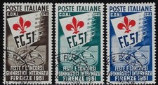1951 italia repubblica ginnici - italia,