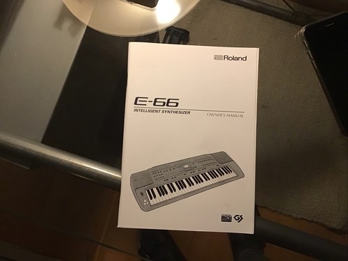 Roland keyboard manuale - roland, e-66