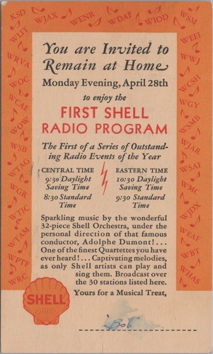 1930 shell primo programma - shell,