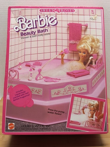 Barbie beauty bath set mattel - bath,