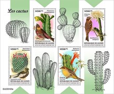 CACTUS & BIRDS Cactii Bird MNH