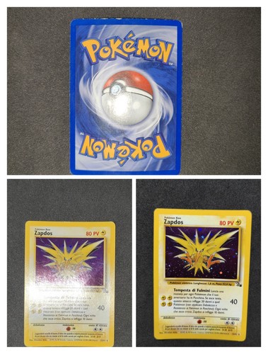 Zapdos set fossil holo - 15/62,