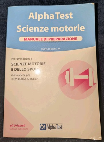 Alpha test scienze motorie - scienze,