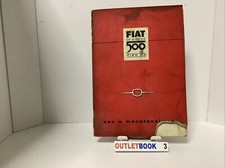 FIAT 500 Tipo 110 LIBRETTO USO