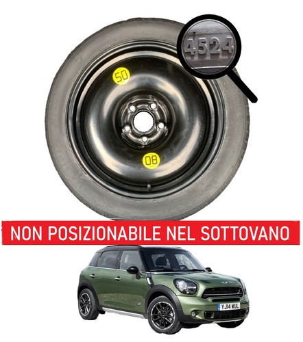 Ruotino scorta per mini - 17",