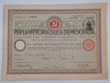 🔥Prestito PCI 1946 📜 Per