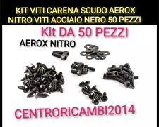 KIT VITI CARENA SCUDO AEROX NITRO VITI ACCIAIO NERO 50 PEZZI 