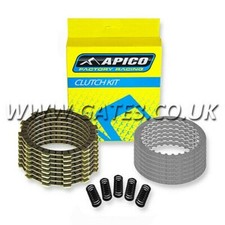 Kit completo piastra frizione e molla Yamaha YZ250 2002-2024 qualità Apico
