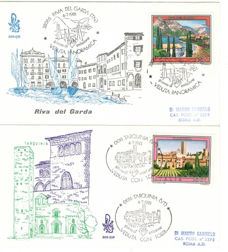 Italia 1981 turismo matera - italia,