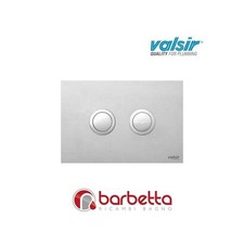 PLACCA PNEUMATICA INOX CROMO SATINATO 215X145 CON PULSANTI TONDI IN FINITURA CRO