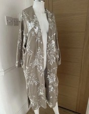 Zara paillettes fiori raso