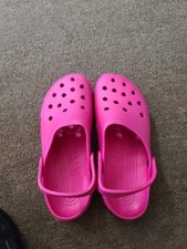 Genuine CROCS in Bold Pink.