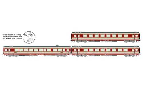 Jouef set pezzi carro gran - set, 3