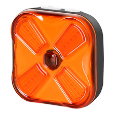 RAVEMEN CL06 Luce Posteriore Bici LED USB Ricaricabile Faro Fanale Sensore Freno