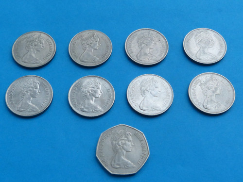 England new pence - 10,