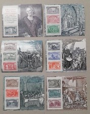 1992 ITALIA FRANCOBOLLI FOGLIETTI COLOMBO SERIE COMPLETA NUOVA  OTTME CONDIZIONI