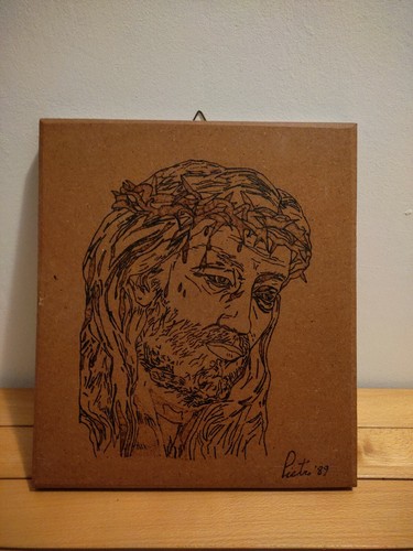 Pirografia legno x 31 - su,
