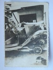 TRIESTE auto 1930 distrutta