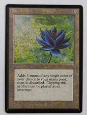 BLACK LOTUS MTG CUSTOM altered