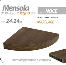 MENSOLA ANGOLO ANGOLARE PARETE