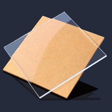 Pannello in plastica PMMA lamiera acrilica perspex trasparente, spessore 1-30 mm, 9 dimensioni