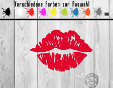 Adesivo labbra bocca bici sticker JDM decal scena camion auto auto
