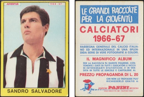 Calciatori panini 1966 - panini, 1966-67