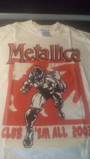 metallica t shirt met club menber 