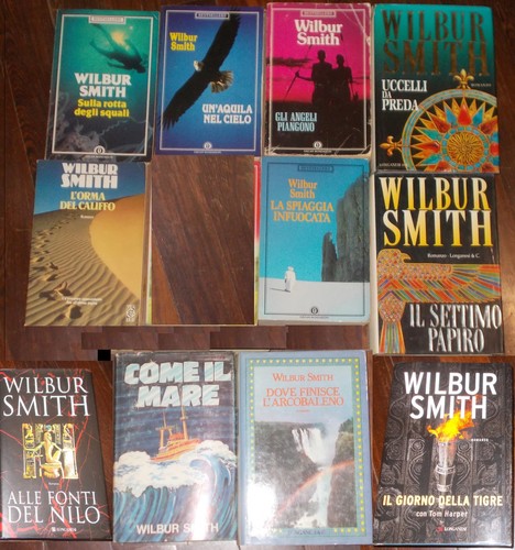Lotto libri wilbur smith - lotto,