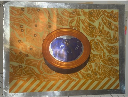 Concetto pozzati serigrafia - concetto,
