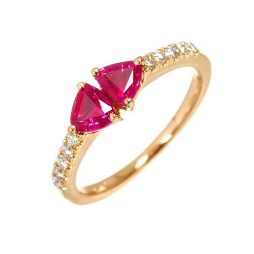 Anello rubino ct diamante - anello,