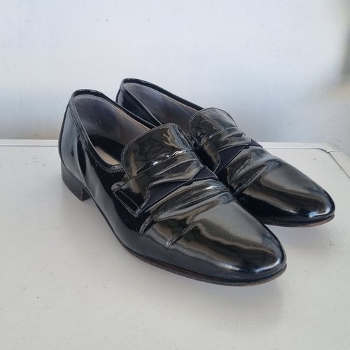 Mocassini uomo vernice nera