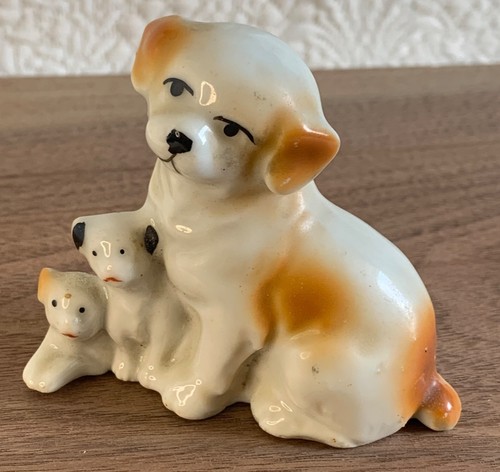 Statuina vintage cane - , marrone