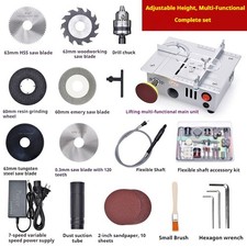 Set Completo S3 Mini Seghetto da Tavolo Scrivania Seghetto Taglierina Elettrico 96W