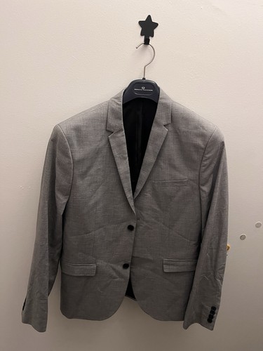 Blazer grigio skinny - blazer,