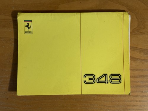 Ferrari 348 libretto uso - 348,