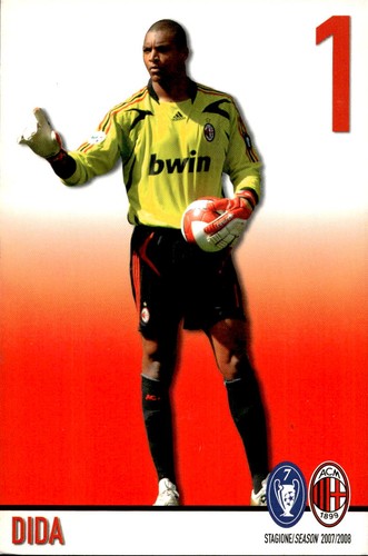 Cartolina calcistica milan - cartolina,