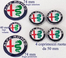 KIT FREGIO STEMMI LOGHI ALFA