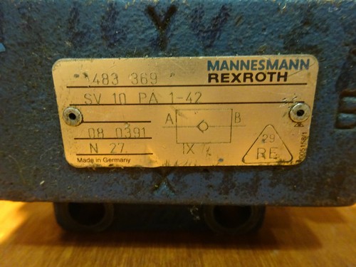 Valvola idraulica rexroth 483 - rexroth,