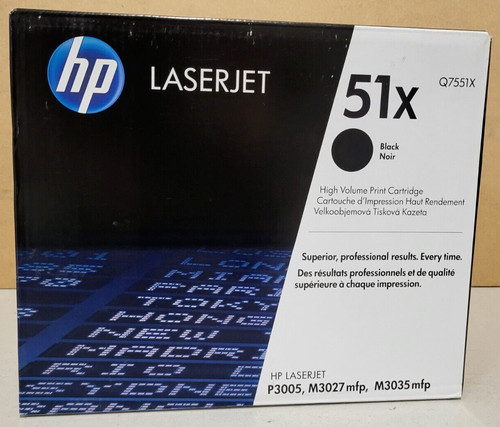 Toner 51x nero q7551x nuovo - hp,