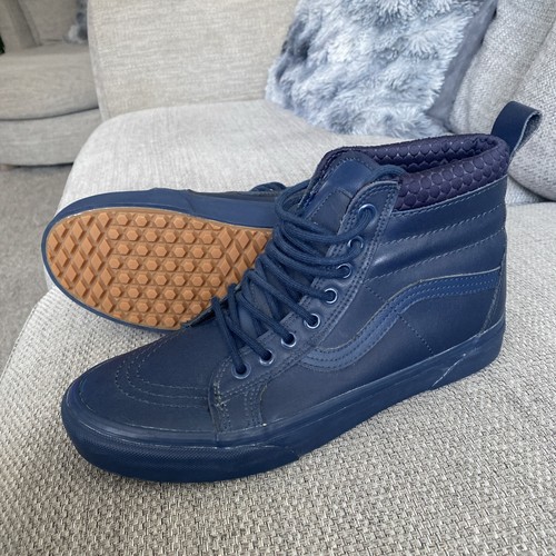 Vans sk8 mte pelle blu - hi,