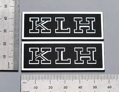 Klh speaker grill - speaker, badge